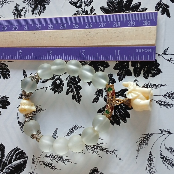 Boho Spiritual Gypsy Beaded Buddha Elephant Charm Bracelet - Picture 5 of 10